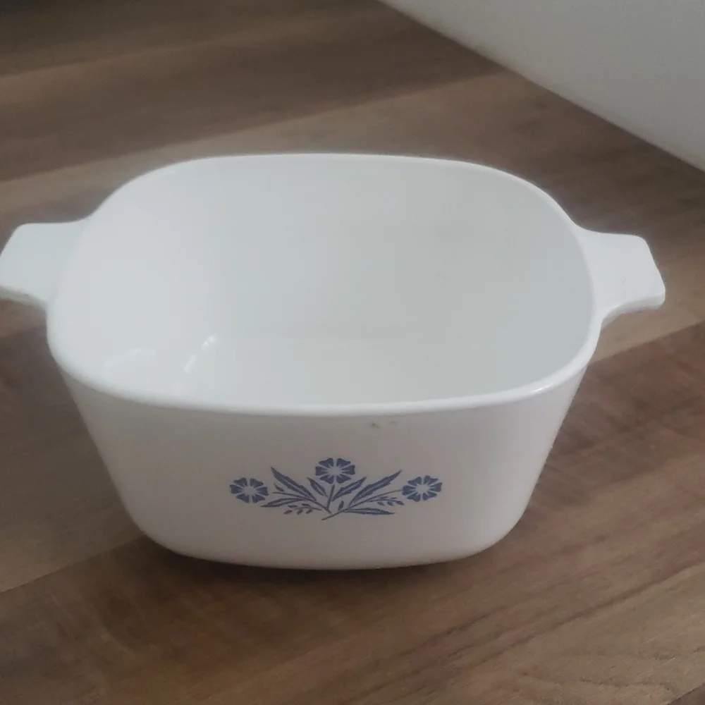 Vintage Corningware blue corn flower bundle 2